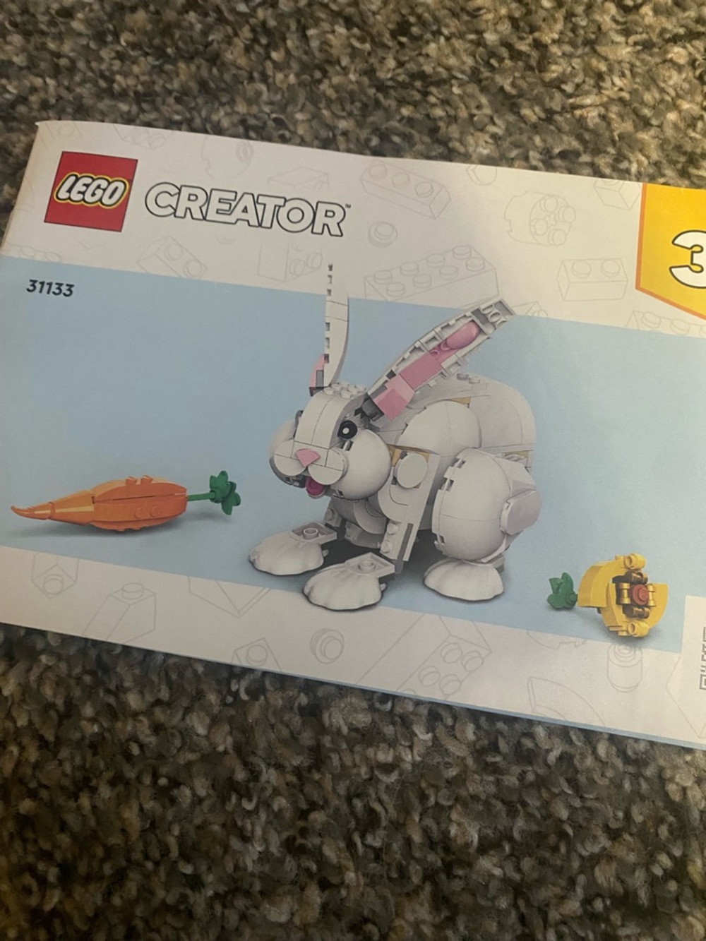 Lego Retired Product - 3-in-1 White Rabbit - Picture 3 of 14